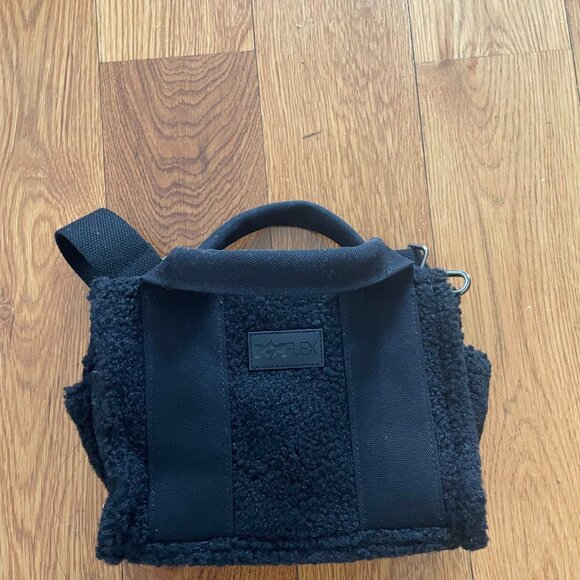 Popflex Baby/Mini Sloan Tote in Black Sherpa - Picture 3 of 4